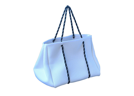 Dauerhafte Neopren-Strand-Tasche mit Reißverschluss-/Wasser-beständigen Einkaufstaschen fournisseur