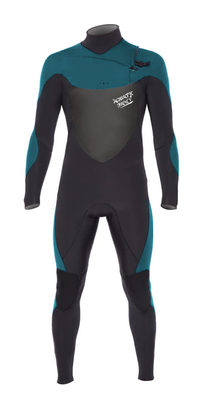 Schwarze und blaue Sporttauchen Wetsuit-ergonomische Platten-langärmliger Schutz fournisseur