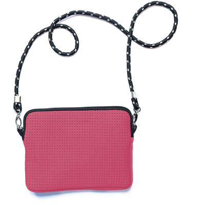 Kleine Neopren Crossbody-Tasche/Schulter-Einkaufstasche mit Innentasche und Nackenband mit Halterung fournisseur